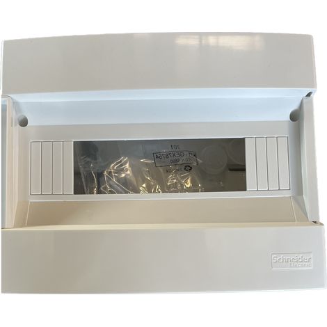 Easy9 - Quadro da parete Bianco (RAL 9003) - 1 Fila di 12 Moduli - EZ9EUD112 (1/2)
