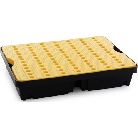 Plateau antidéversement avec grille, RS PRO 40L Stockage industriel ( Prix pour 1 )