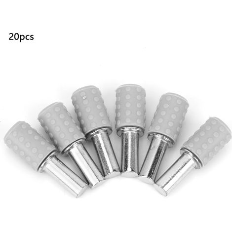 20pcs Metal Mounting Brace Fixing Board Shelf Support Cabinet Shelf Bracket for Cabinet (1/5)