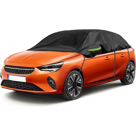 Halbgarage für Opel Corsa D/E/F, Schwarz, Ganzjahresschutz, Reflektierend (1/5)
