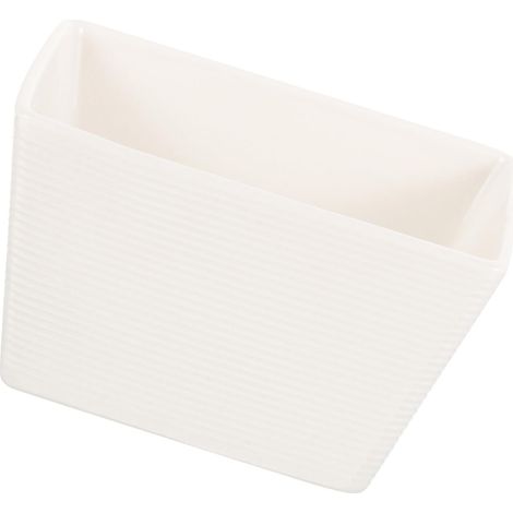 Pot à Sucre Cubique en Céramique Blanche pour Café, Style Moderne (1/5)