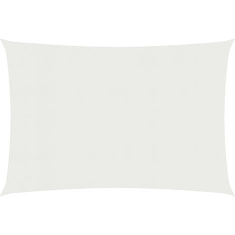 Voile d'ombrage Voile de parasol - 160 g/m² Blanc 2x5 m PEHD BV173193 - BonneVie (1/5)