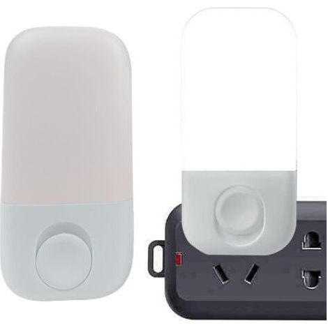 Baby night light with twilight sensor, automatic on/off, baby night light to plug in, night light for hallway, kitchen, white, 0.5 W, 4.5 x 9 cm XXW (1/4)