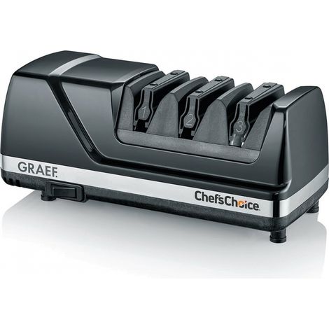 Graef CX 125 Elektrischer Schleifer Schwarz und Grau