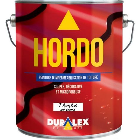 Peinture pour rénovation et imperméabilisation des toitures DURALEX Hordo très souple pour d'importantes déformations Conditionnement: 3 Litres - Teinte: VERT MOUSSE