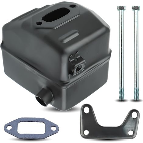 Kit de boulons et joints pour support de silencieux d'échappement compatible Husqvarna 394 394XP 395 395XP Tronçonneuse Remplace 503 71 13 05 (1/5)