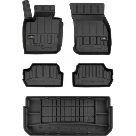 Tapis de coffre en caoutchouc 3D pour Mini Cooper S HB à partir de 2014 (1/5)