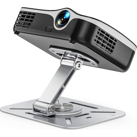 Support de Projecteur de Bureau,Support Mural et Plafond Pliable pour Projecteur Rotation à 360°,Pied de Vidéoprojecteur avec Vis 1/4" pour Home Cinéma,Salle de Jeux,Bureau (1/5)