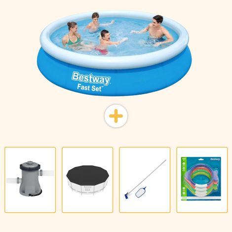 Bestway Bestway Fast Set Ronde - 366x76 cm - 5-pièces S299 (1/5)