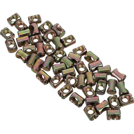 Kit de 50 écrous cylindriques pour meubles comprenant des à (1/5)