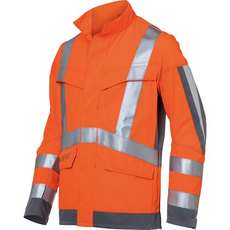 Kübler Jacke PROTECTIQ HIGH VIS arc1 PSA 3 warnorange/anthrazit Gr. 58 (1/2)
