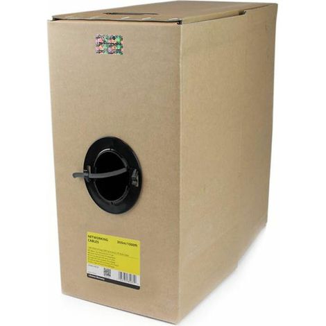 StarTech.com 304,8m Rolle Cat6 UTP Netzwerkkabel - Cat 6 CMR Verlegekabel - Grau