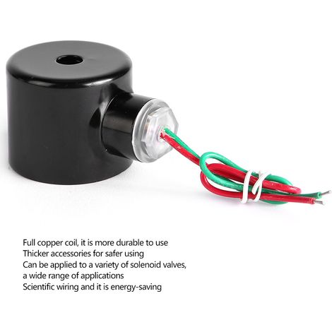 Bobine pour électrovanne cuivre série 2W industrielle raccord femelle à action directe accessoires 220V AC (1/5)