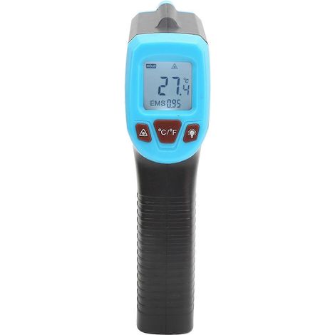 Infrarot-Thermometer mit LCD-Anzeige, Industriethermometer GM320S (Blau)