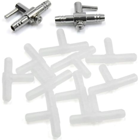 3 Way Connector Aquarium Air Dispenser Accessory Set 12 in 1