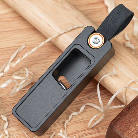 Raboteuse de chants pour le travail du bois, plaqueuse de chants manuelle avec lame en acier haute vitesse, coupe-chants pour placage PVC, ABS et mélamine (1/5)