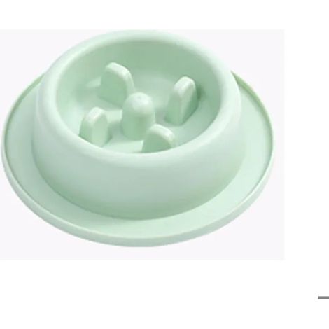 Gamelle pour chien, gamelle pour chat, gamelle pour alimentation lente pour animaux de compagnie, en plastique épais, anti-étouf (1/5)