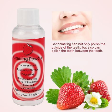 Poudre dentaire nettoyante Prophy Mate Air Jet Polisseuse Fraise, pour détartrage et polissage dentaire professionnel, format poudre de nettoyage. (1/5)