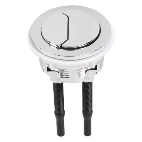 48mm electroplating single flush toilet button high pressure flush toilet accessories (1/2)