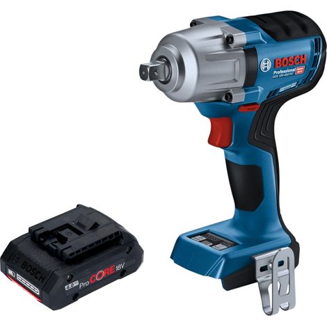 Avvitatore a impatto a batteria Bosch GDS 18V-450 PC Professional 18 V 450 Nm 1/2" brushless + 1 batteria ProCORE da 4,0 Ah - senza caricabatterie (1/5)