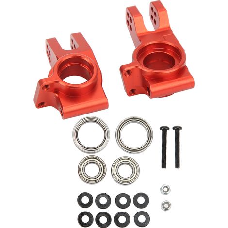 Set mit 2 RC-Hinterradnabenträgern, Ersatzteile aus Aluminiumlegierung für ARRMA 1/7 und 1/8, rot (1/5)