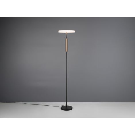 Dimmbare LED Stehleuchte CELESTE 2-farbig mit Glasschirm, Höhe 160cm (1/5)