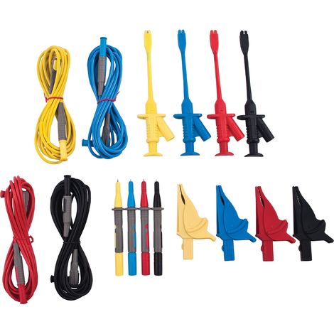 Kit D'Accessoires Pour Câbles De Test CAT IV (Ensemble De 4 Câbles De 10 Pieds)