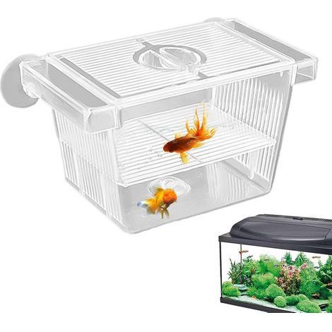 1 Boîte D'élevage Transparente, Réservoir Acrylique Flottant, Pour Alevins Et Crevettes, Aquarium (1/5)