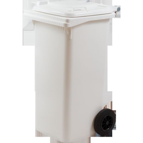 poubelle blanche poubelle poubelle A roulettes poubelle 120 Lt