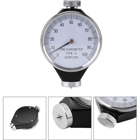 Duromètre Shore A pour pneus en caoutchouc, testeur de dureté 0-100 HA, appareil de mesure portable (1/5)