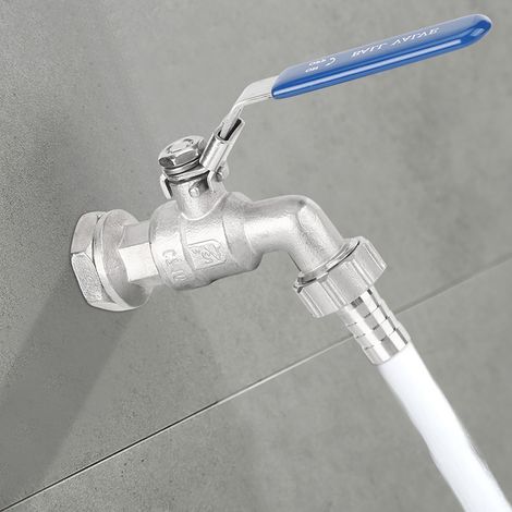 Tuyau en acier inoxydable 1/2 pouce, robinet à bille, raccord traversant sans soudure TNP 13 mm (1/5)