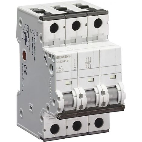 Interruptor seccionador modular 63A 3P 400V posible liberación 5TE25130