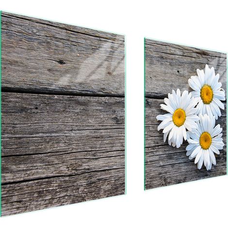 GLASSCHUTZPLATTE FÜR HERD 85x52 DAISY (1/5)