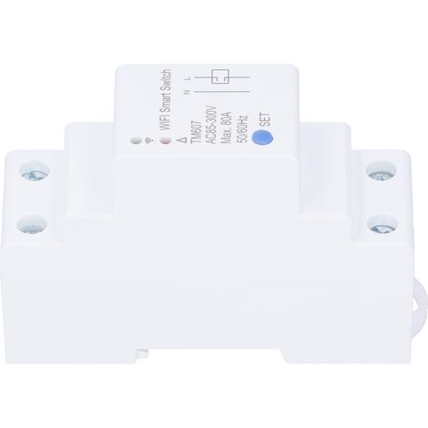 Minuterie de commande à distance intelligente WiFi pour compteur industriel TM607 80A AC85‑300V (1/5)