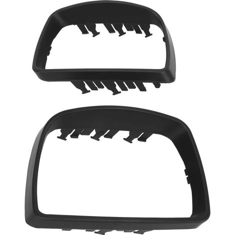 piezas de marco de espejo retrovisor para coche, ABS, izquierdo y derecho, resistente a golpes, protector, compatible con X5 E53 2000 a 2007, número de pieza 51168254903, anillo de cubierta