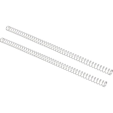 0.8 mm x 12 mm x 305 mm Compression Springs 304 Stainless Steel x 2 Pieces for Shop and Home Repairs, [Silver]  Argenté, 0.8mmx12mmx305mm, 304 Acier Inox (1/5)