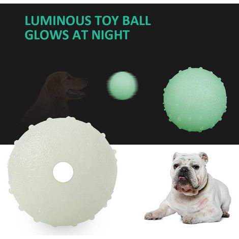 Leuchtendes Hundespielzeug, bissfester Ball, weicher Ball für Welpen, interaktives Zubehör (1/5)