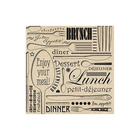 Braun & Company Servietten By Nature Enjoy your Meal 33x33cm Tischservietten