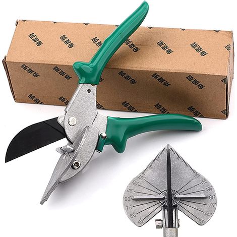 Cisaille À Onglet - Réglable 45° À 135° - Pour Tuyaux En Plastique Et Bois - Longueur 22 Cm - 1 Pièce