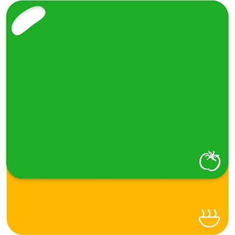 2 pcs Planche à Découper Plastique code couleur sans BPA (1/5)