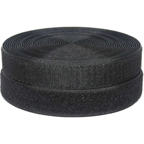 NASTRO A STRAPPO DA CUCIRE COL.NERO MIS.3M+3M CON SPESSORE 50MM
