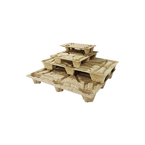 ratioform terra Pallet in legno pressato marrone lungh x (1/4)