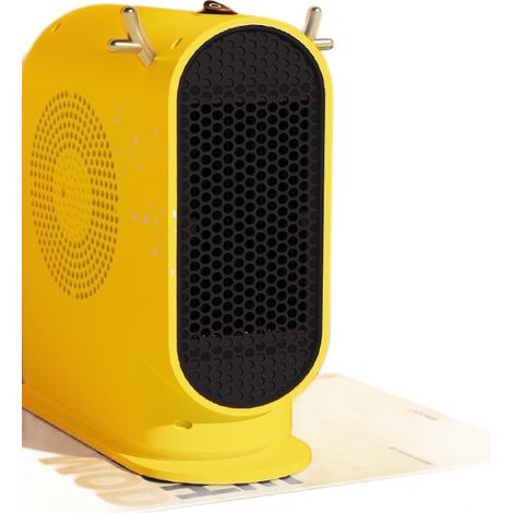 Chauffage d'appoint électrique rapide pour maison, bureau et chambre - Radiateur soufflant compact pour les pieds et les mains, idéal pour dortoir et hiver (1/5)