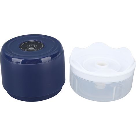 Kleiner elektrischer Knoblauchschneider, kabellos, wasserdicht, tragbar, ideal für Zwiebeln, Ingwer und Camping, 100 ml, USB-Ladeanschluss (5 V), Blau (1/5)