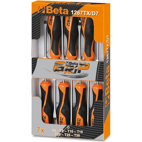 Beta 1267TX/D7 Satz mit 7 Rvox Torx-Schlüsseln männlich (1/2)