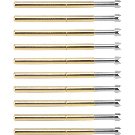 Lot de 100 sondes pogo tête Q 4 griffes laiton acier inoxydable 5A pour test PCB remplaçables (1/5)