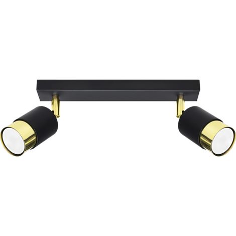 NERO 2 black/gold ceiling lamp (1/5)