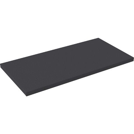 Lavabo simple suspendu Clever Anthracite - 70 x 46 cm (1/2)