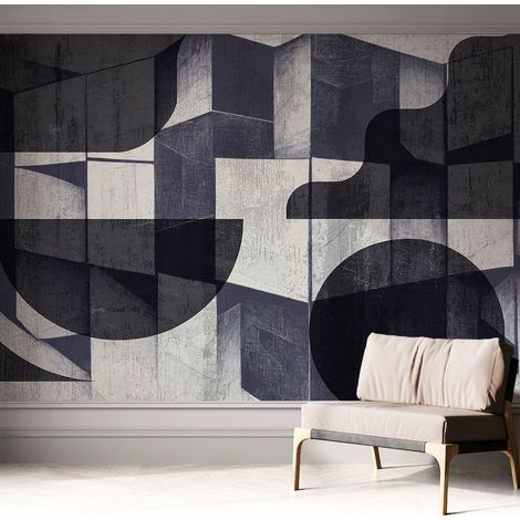 Fototapete Selbstklebend - Wandtattoo - leicht anzubringen - Wandverkleidung Geometrische Symmetrie 312x219 cm (1/5)