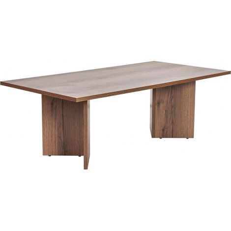Table basse rectangulaire effet Noyer 119 cm - Taona